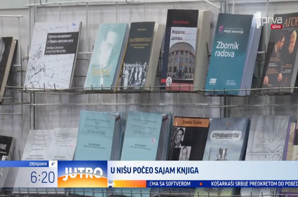 Počeo je jubilarni, 60. Sajam knjiga u Nišu
