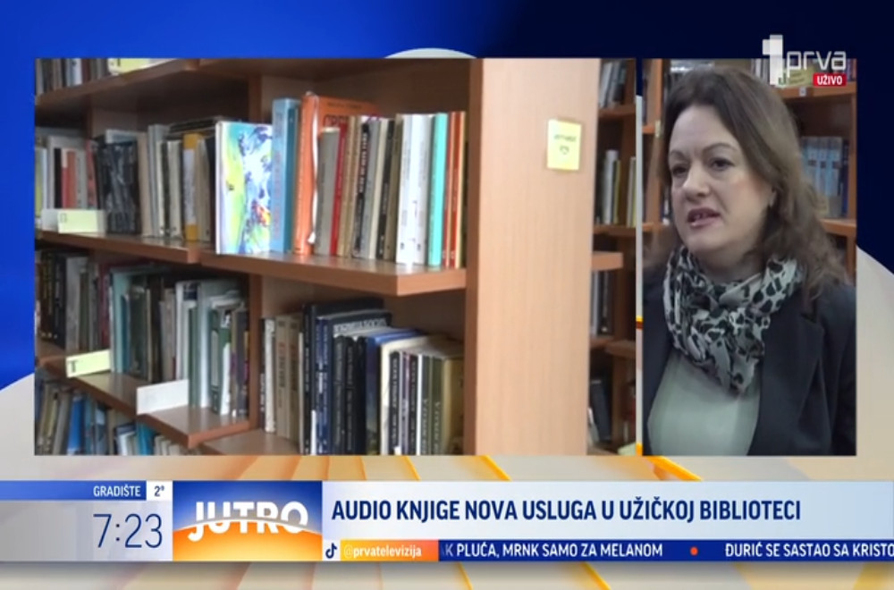 Audio knjige u užičkoj biblioteci