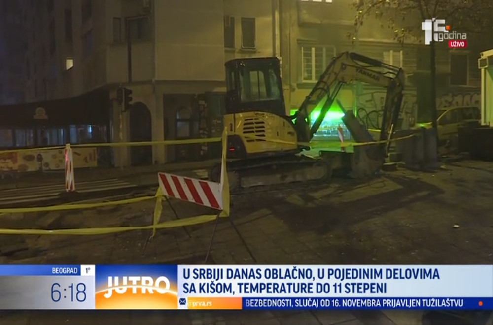 U Cvijićevoj ulici započeti su radovi na proširenju kolovoza