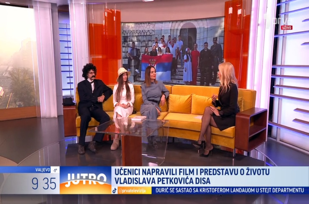 Učenici iz Čačka napravili film i predstavu o životu Vladislava Petkovića Disa