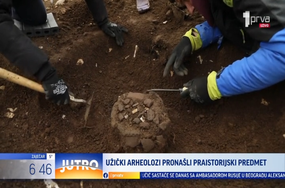 Užički arheolozi pronašli praistorijski predmet