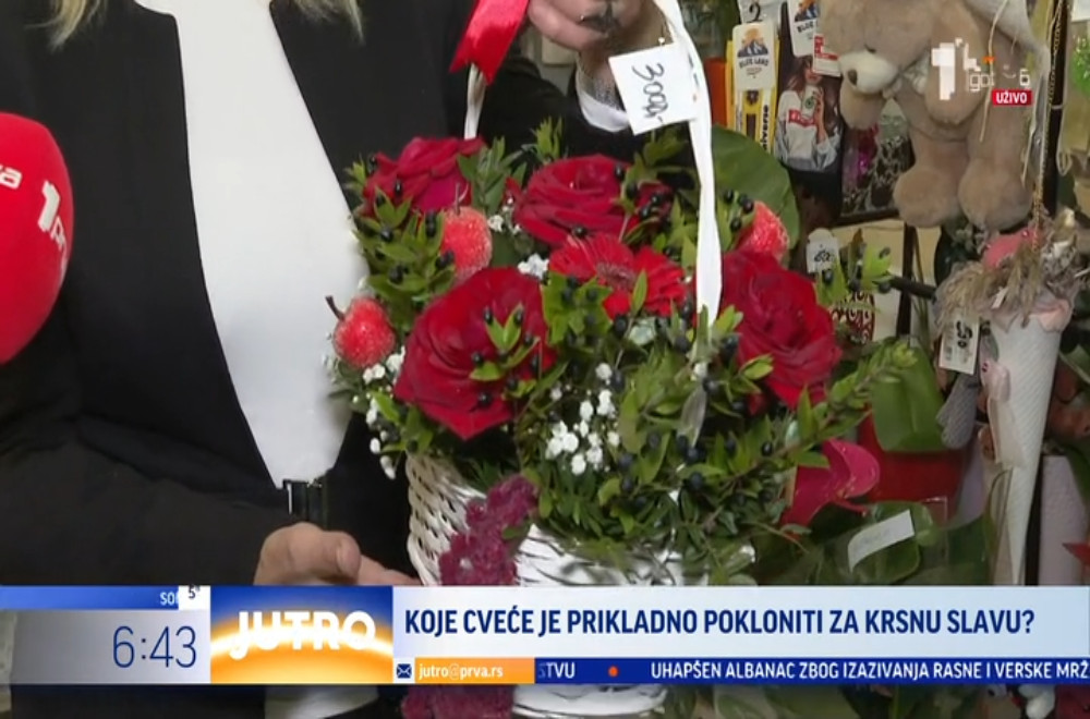 Koje cveće je prikladno nositi kao poklon za krsnu slavu?