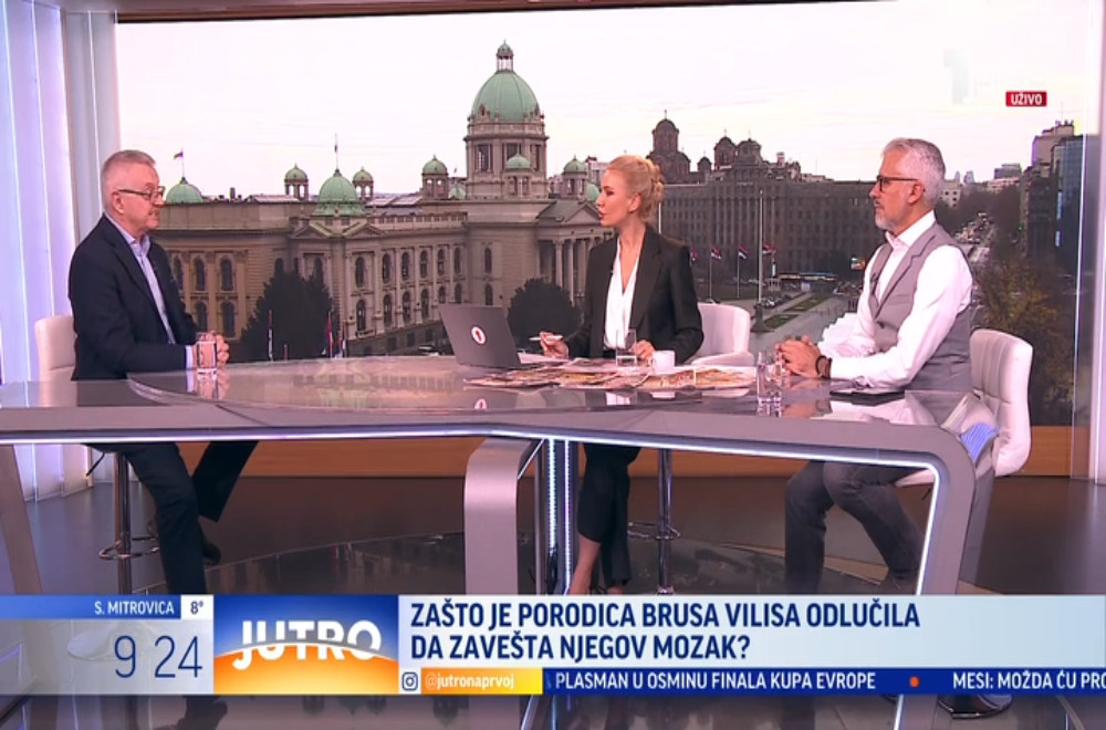 Zašto je porodica Brusa Vilisa odlučila da zavešta njegov mozak?