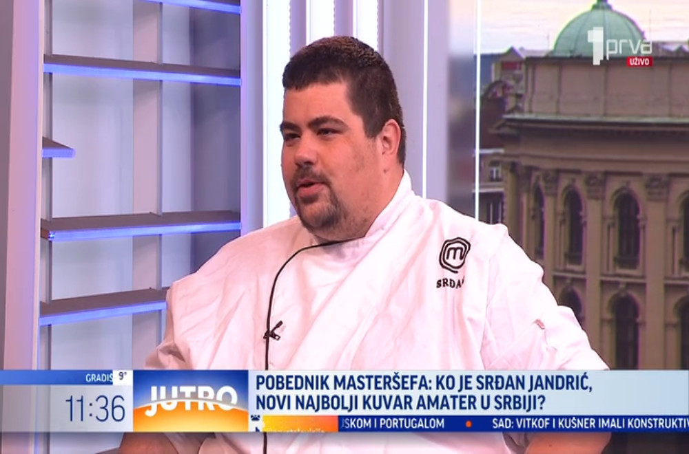 O utiscima posle pobede u 4. sezoni “MasterChef Srbija”, govori Srđan Jandrić