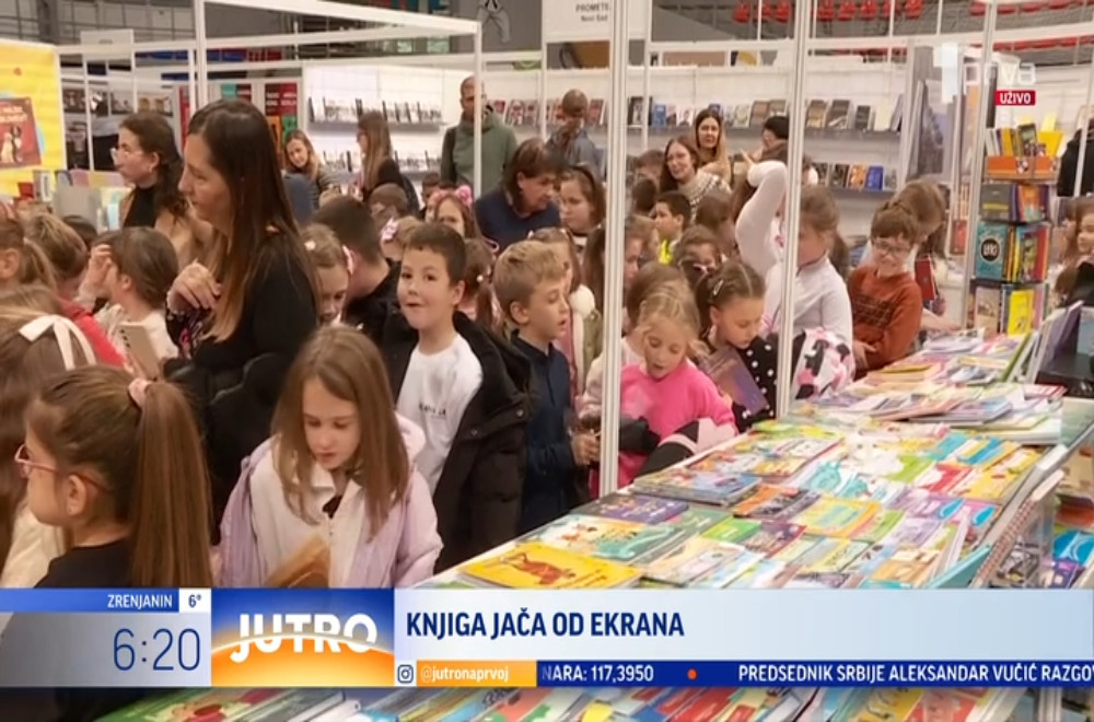 Niški sajam knjiga posebno privukao najmlađe posetioce