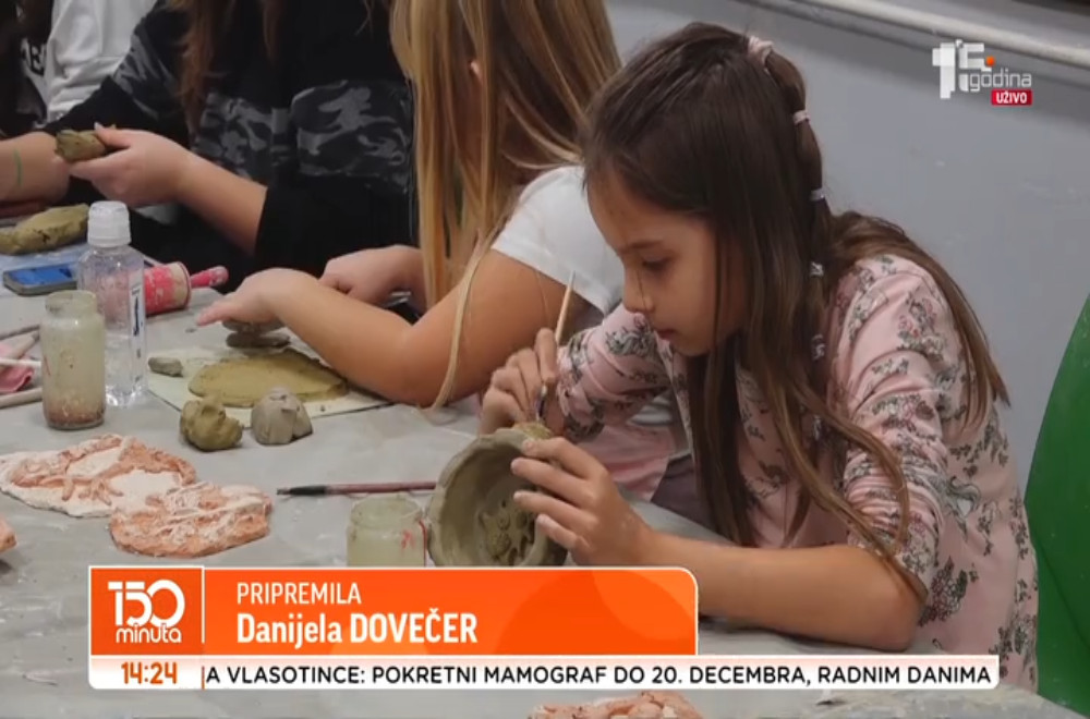 Kako nastaju keramički radovi malih umetnika?