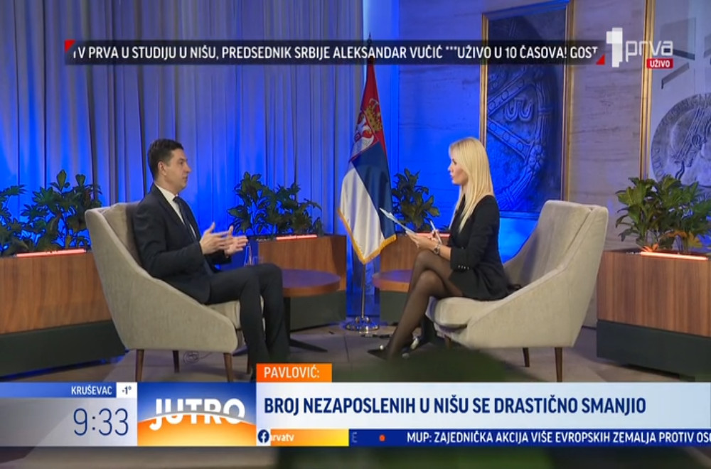 Gost “Jutra” gradonačelnik Niša Dragoslav Pavlović