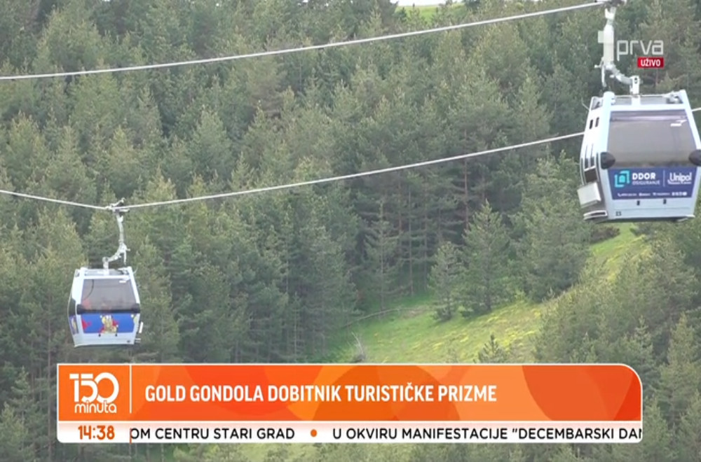 Zlatiborska Gold gondola dobitnik je priznanja „Turistička prizma“