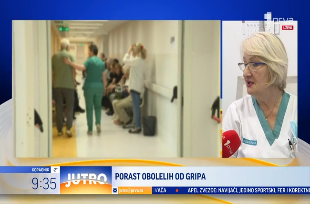 Broj obolelih od gripa je u porastu iz nedelje u nedelju