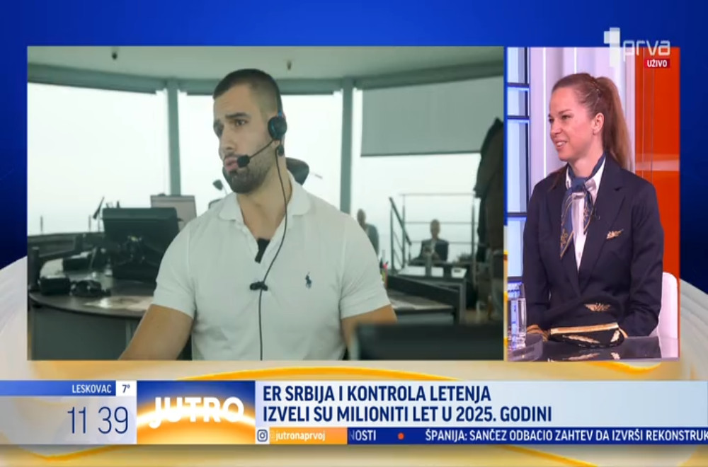 Er Srbija i kontrola letenja izveli milioniti let u 2025. godini