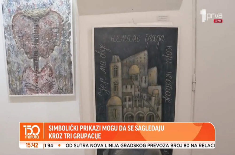 Izložba pod nazivom "Bilo... biće" Aleksandre Božović otvorena je u galeriji Singidunum