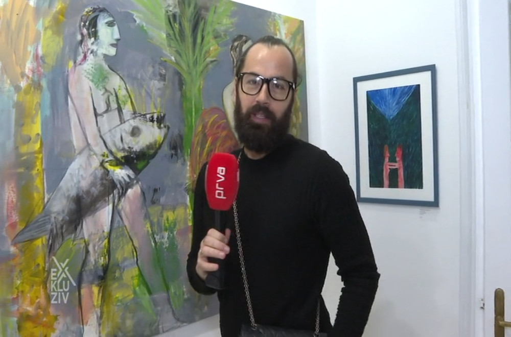 Exkluziv i Dušan Kaličanin na izložbi slika!