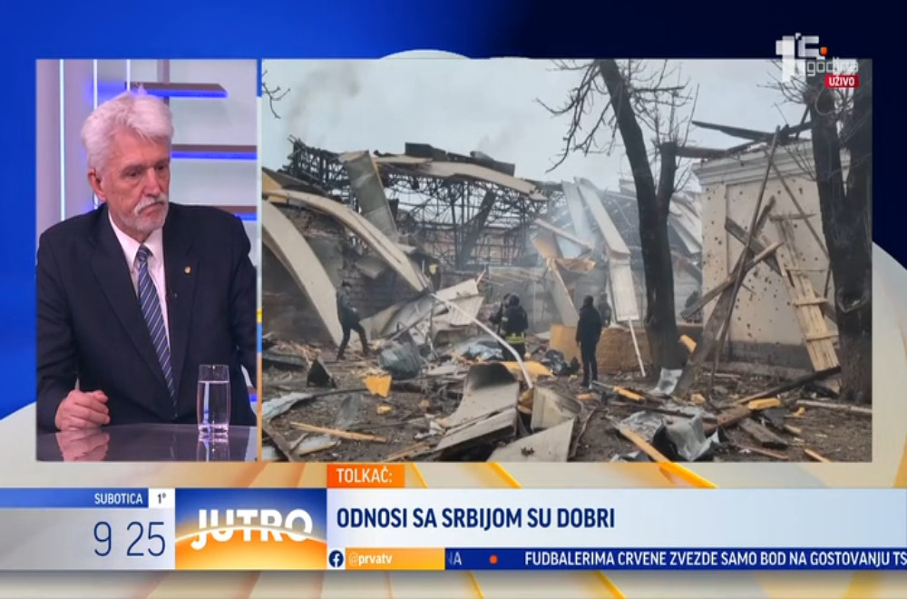 Gost Jutra je Volodimir Tolkač, ambasador Ukrajine u Republici Srbiji