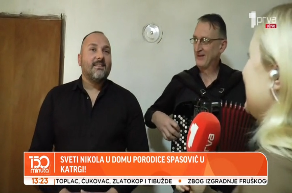 Sveti Nikola u domu porodice Spasović