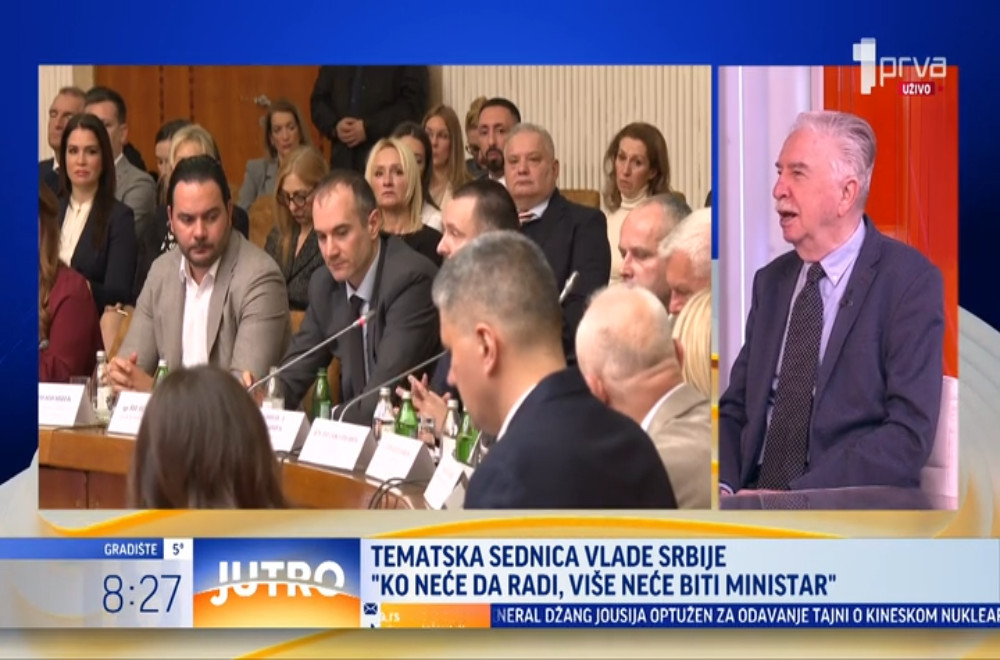 Prelistavanje štampe sa Nikolom Šainovićem i Stevicom Deđanskim