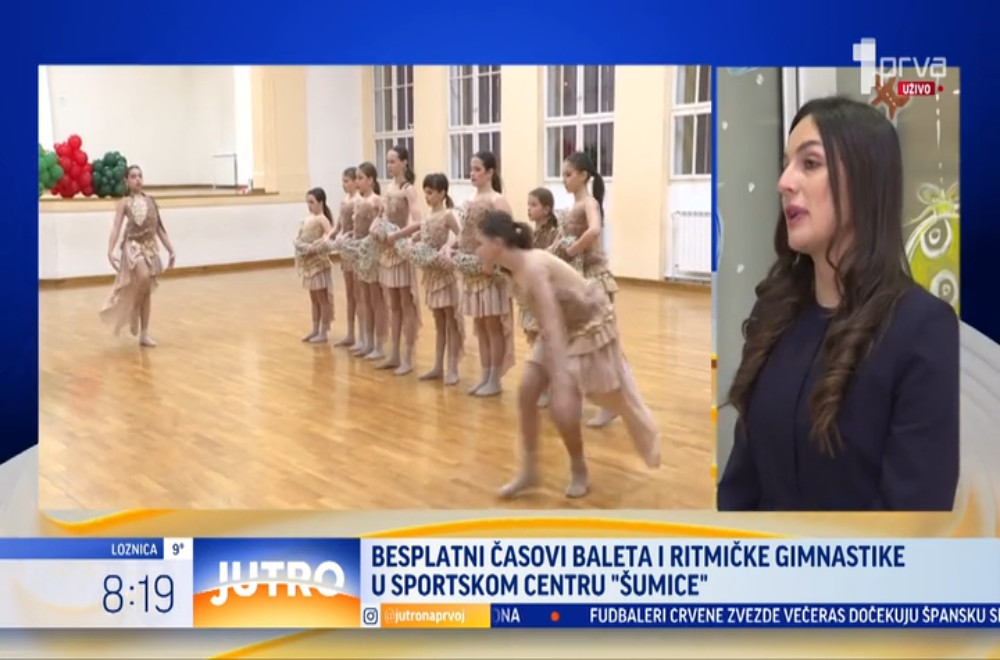 Besplatni časovi baleta i ritmičke gimnastike za najmlađe