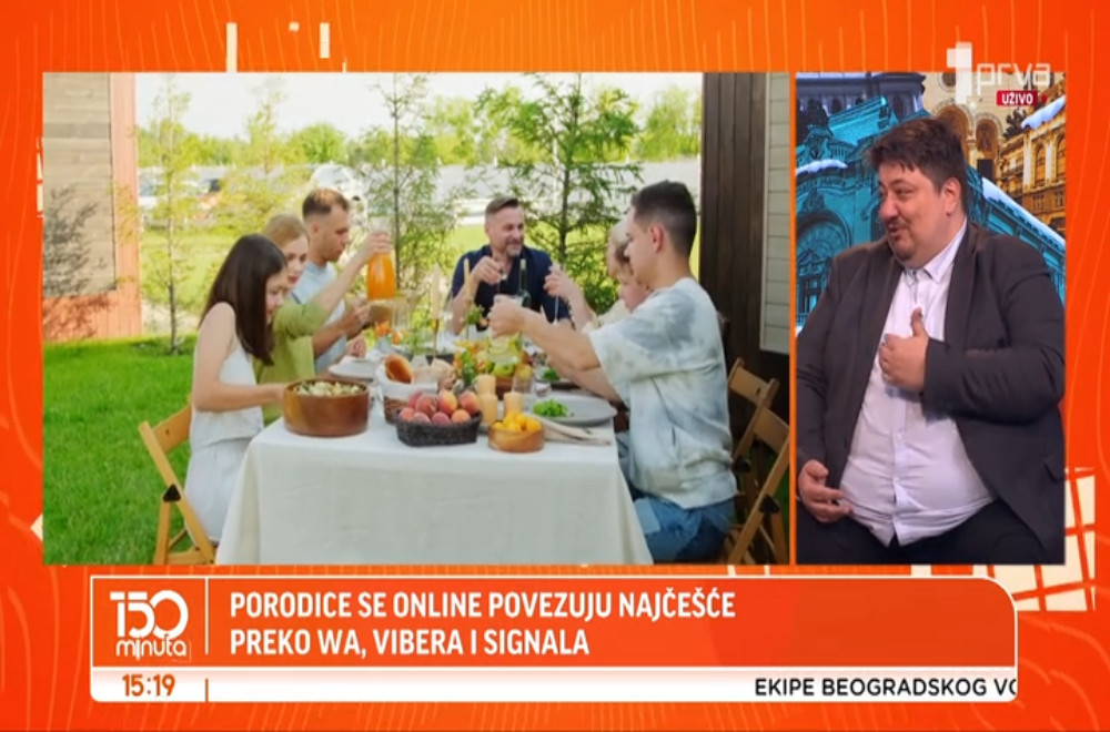 Da li razgovate sa članovima porodice ili se radije dopisujete?