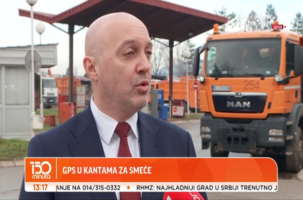GPS uređaj u kantama za smeće