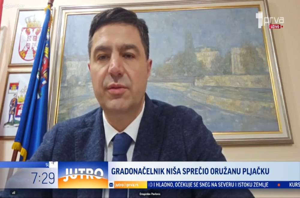 Gradonačelnik Niša sprečio pokušaj pljačke