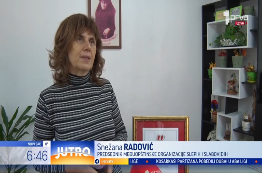 Savez slepih i slabovidih u Kruševcu dobio je nagradu za najbolju organizaciju u Srbiji