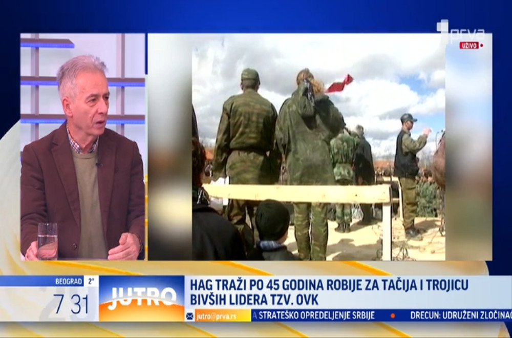 Zahtev Specijalnog tužilaštva u Hagu za kaznu od 45 godina zatvora za lidera tzv OVK Hašima Tačija