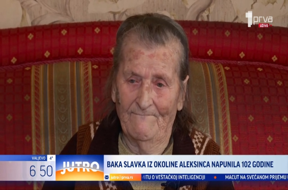 Baka Slavka nedavno je napunila 102 godine