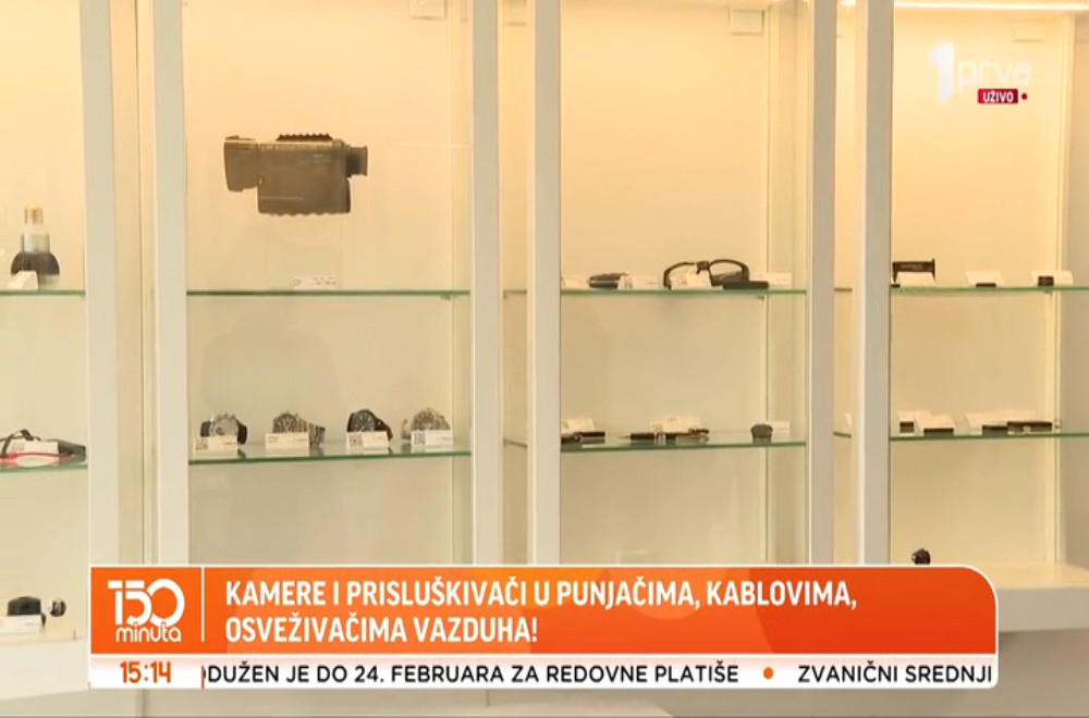 Da li je zidni sat ili kamera? Interesovanje za špijunskim predmetima u Srbiji je sve veće