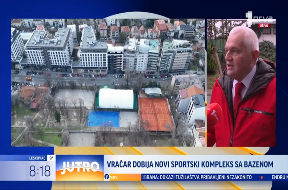 Opština Vračar dobija novi sportski kompleks sa bazenom