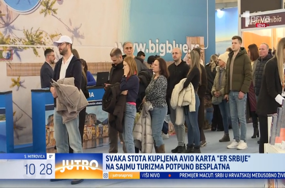 Popusti i besplatne avio karte na štandu Er Srbije