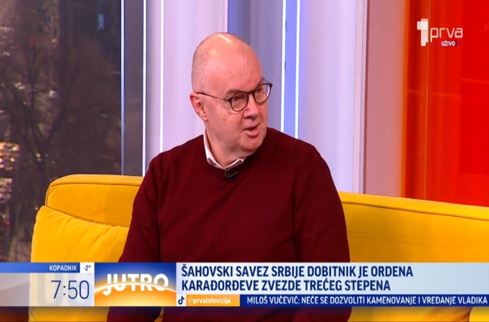 Šahovski savez Srbije dobitnik je Ordena Karađorđeve zvezde trećeg stepena