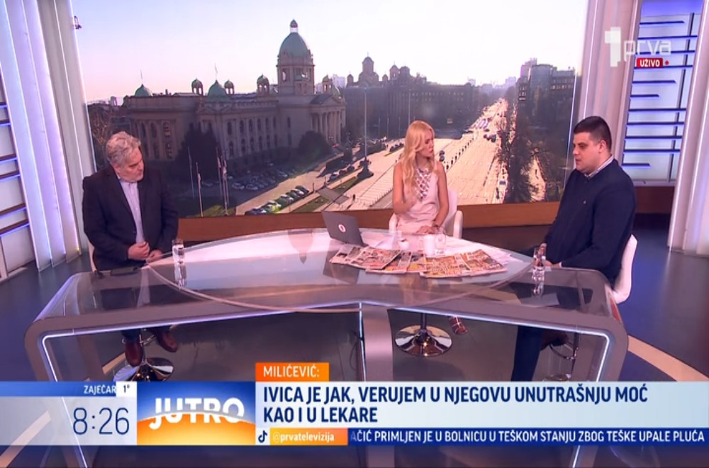 Prelistavanje štampe sa Vladimirom Gajićem, Aleksandrom Šešeljem i Đorđem Milićevićem