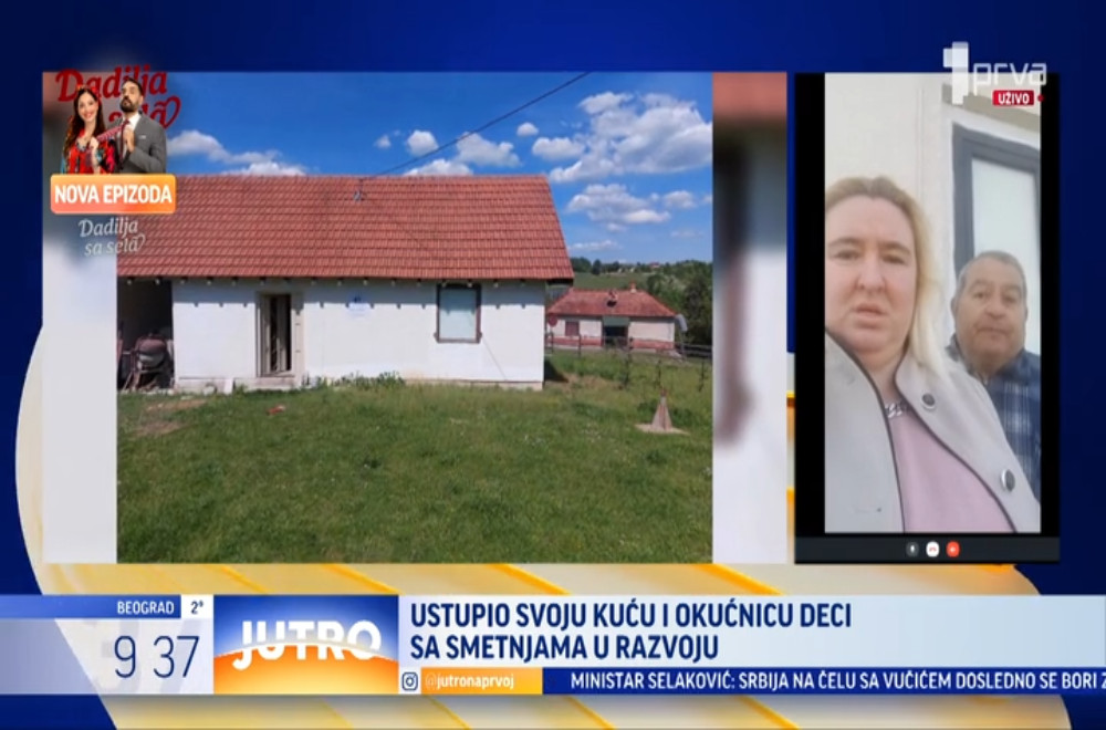 ZA PRIMER: Dragan ustupio kuću i tri hektara okućnice deci sa posebnim potrebama!