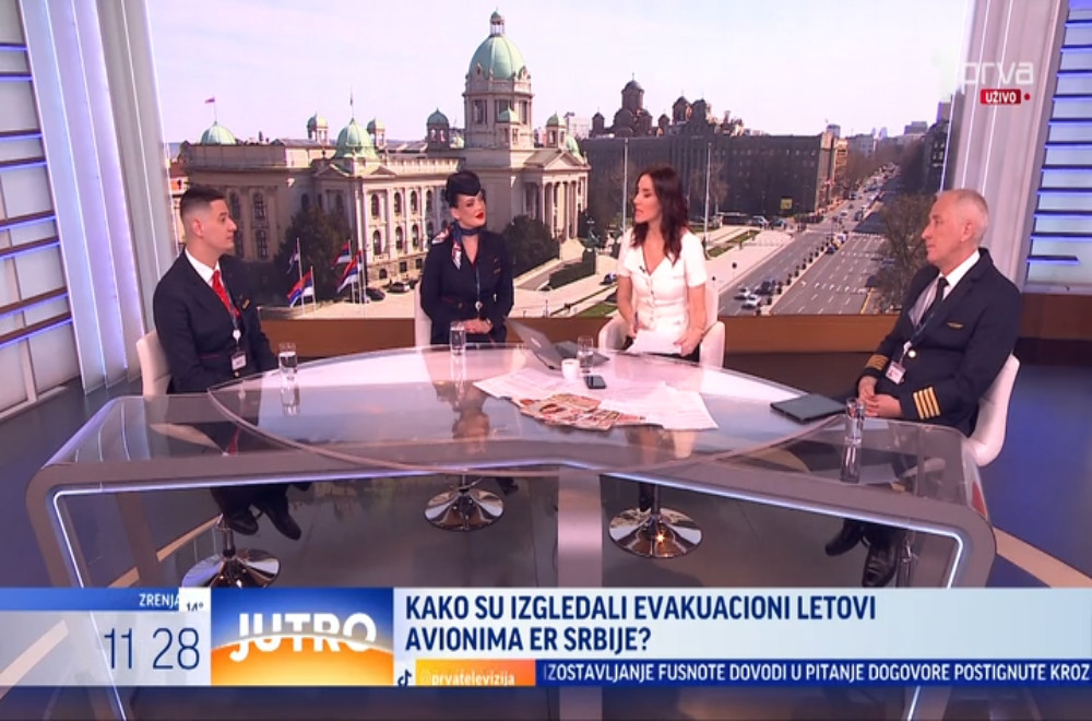 Kako su izgledali evakuacioni letovi avionima Er Srbije?