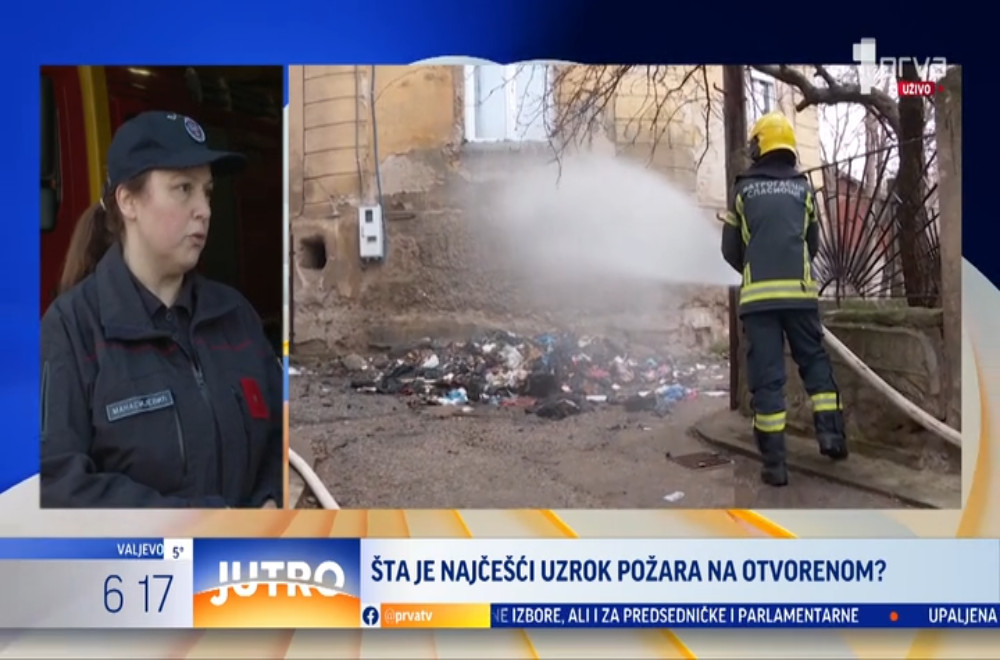 Šta je najčešći uzrok požara na otvorenom?