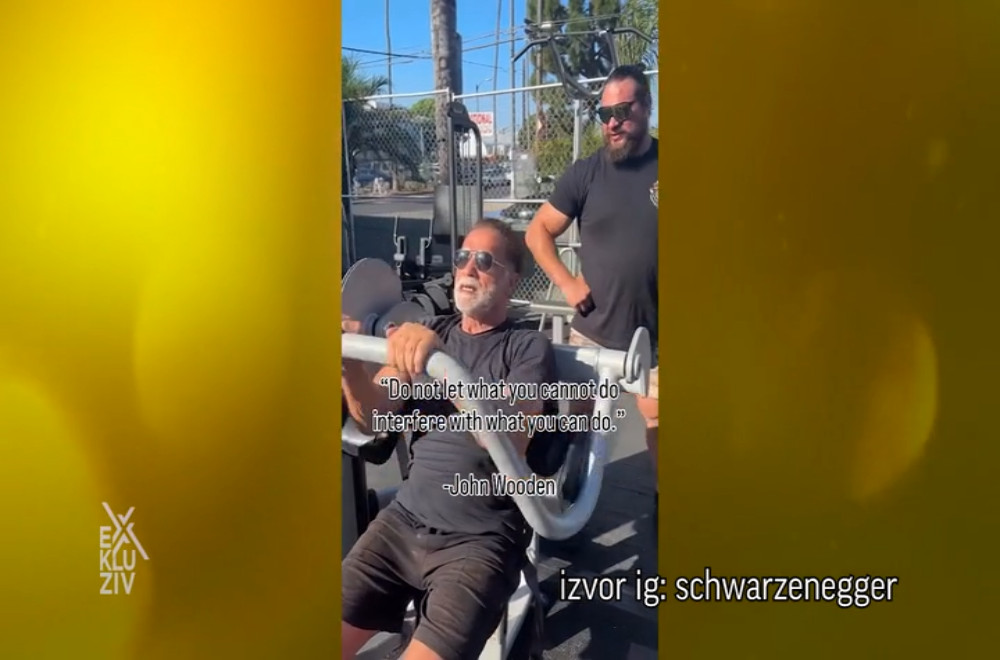 Arnold Švarceneger aktivno radi na svojoj kondiciji!