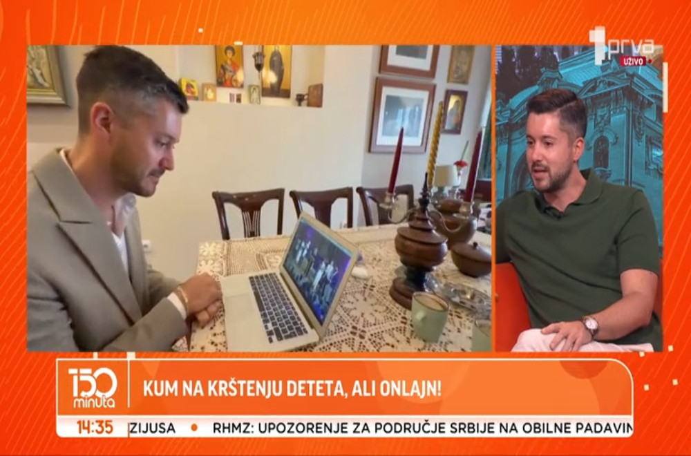 Kako izgleda onlajn krštenje?