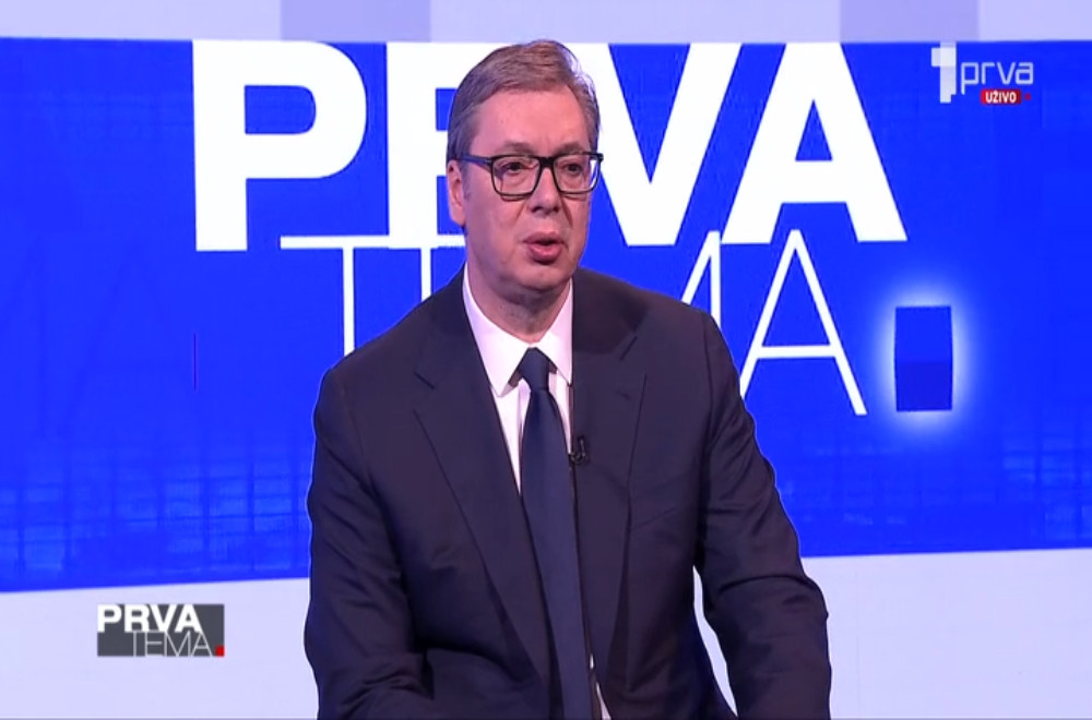 Prva tema - Gost: Predsednik Srbije Aleksandar Vučić
