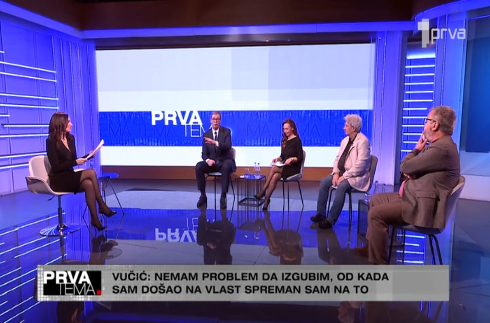 Prva tema - Gost: Predsednik Srbije Aleksandar Vučić