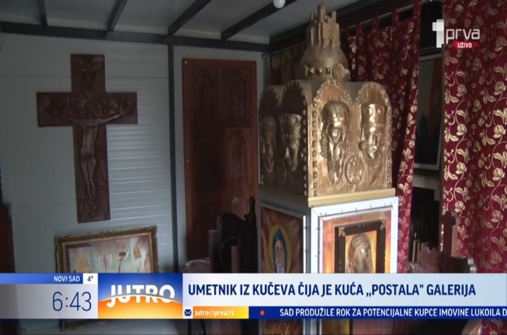 Kuću pretvorio u jedinstvenu galeriju