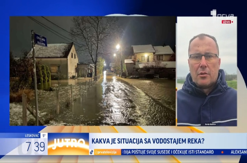 Usled intenzivnih padavina registrovan je porast vodostaja na pojedinim rekama