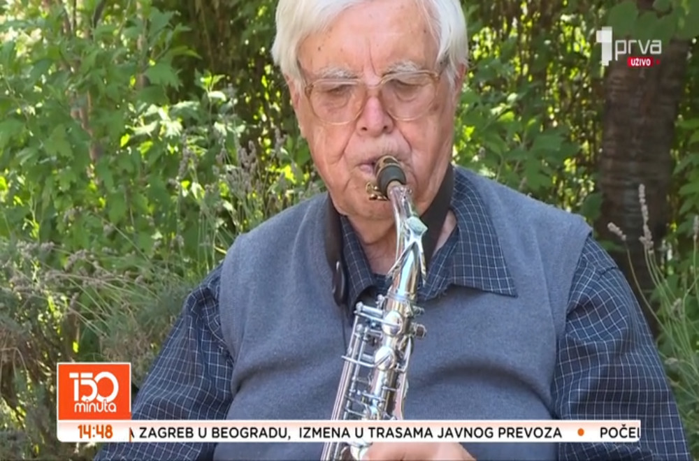 Upoznajte najstarijeg srpskog saksofonistu