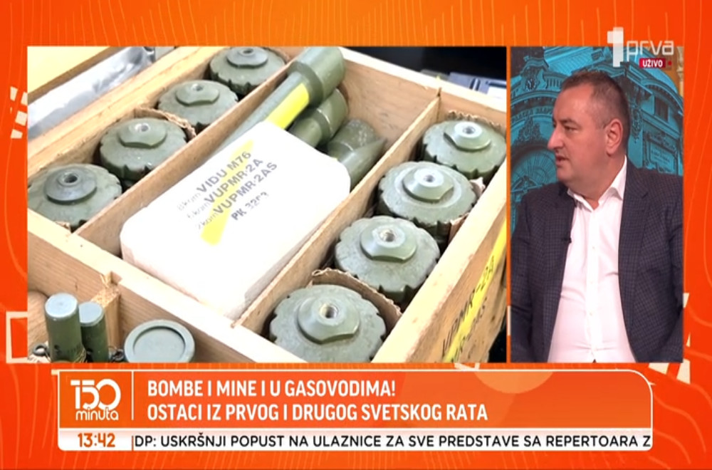 Eksplozivne naprave zaostale iz perioda ratova mogu se naći širom Srbije