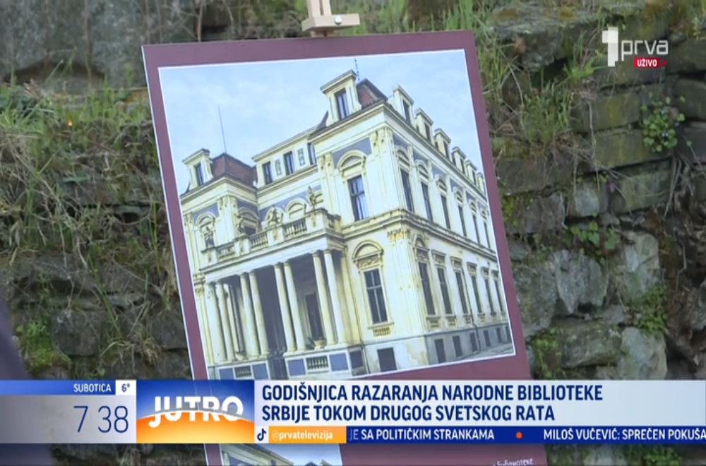 Na današnji dan pre tačno 85 godina bombardovana je Narodna biblioteka Srbije