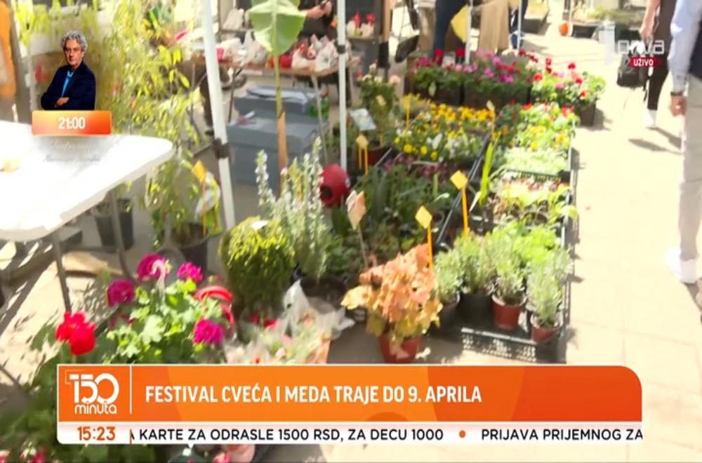 Tradicionalni festival cveća i meda na platou ispred Osnovne škole Josif Pančić