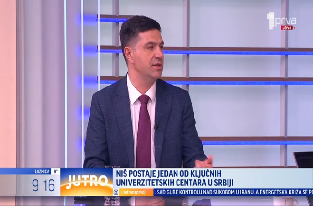 Gost „Jutra“ Dragoslav Pavlović, gradonačelnik Niša