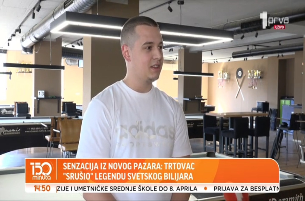 Haris Trtovac iz Novog Pazara sve sigurnije krči put ka samom vrhu svetskog bilijara