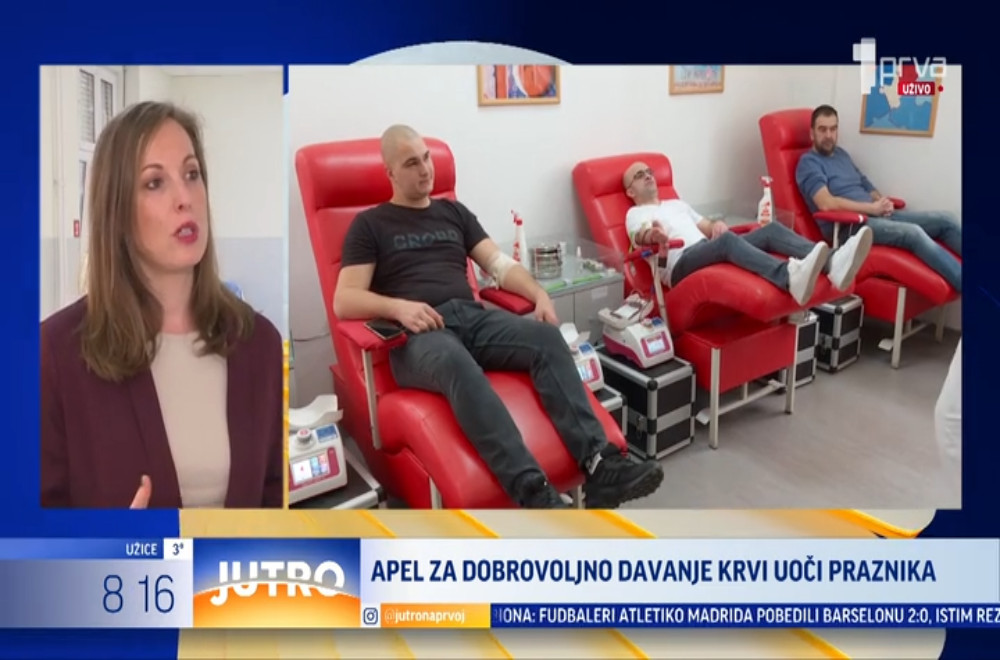 Apel za dobrovoljno davanje krvi uoči praznika