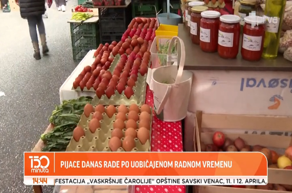 Kako se kreću cene jaja na pijaci?