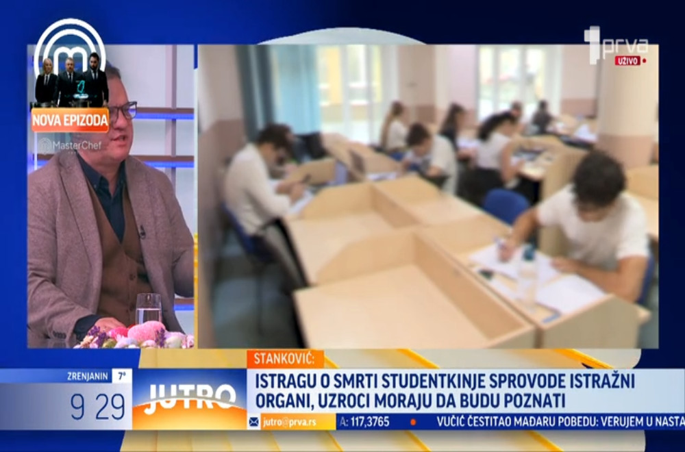 Gost Jutra je Dejan Vuk Stanković, ministar prosvete