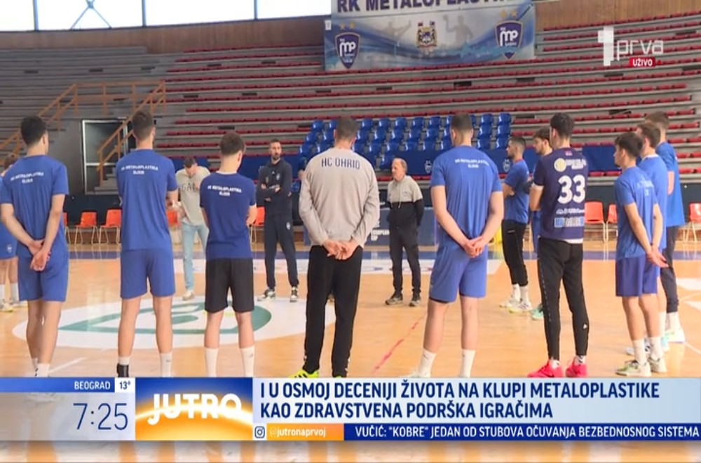 Fizioterapeut zakoračio u 8. deceniju, a i dalje je podrška igračima iz kluba “Metaloplastika”